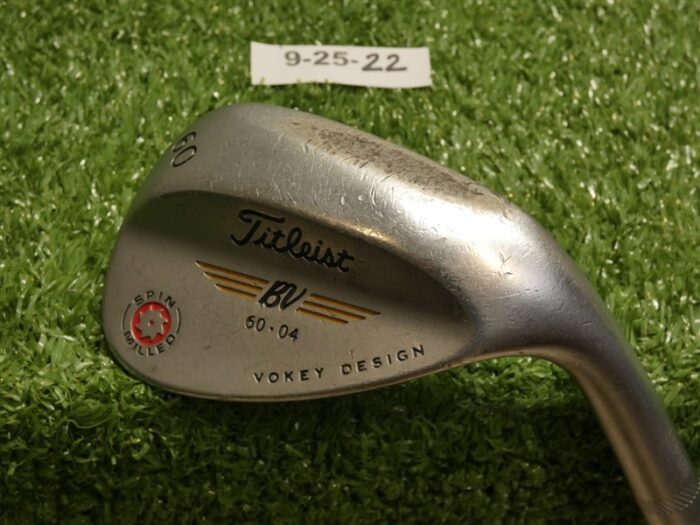 Titleist Vokey Spin Milled 2009 Chrome 60* 04* Lob Wedge Dynamic Gold Steel