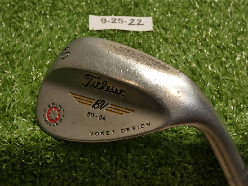 Titleist Vokey Spin Milled 2009 Chrome 60* 04* Lob Wedge Dynamic Gold Steel