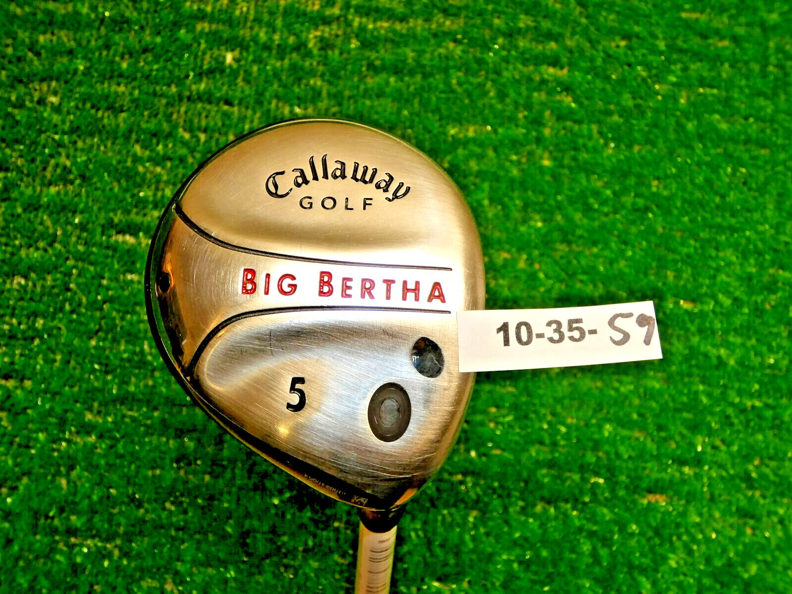 Callaway Big Bertha 19* 5 Wood RCH 75 Stiff Graphite