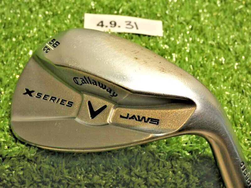 Callaway X Series Jaws CC Forged Chrome 58* Lob Wedge Dynamic Gold Steel