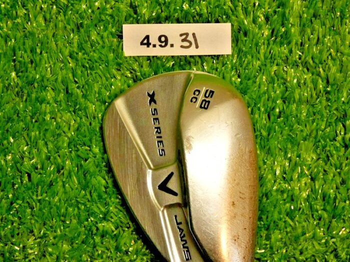 Callaway X Series Jaws CC Forged Chrome 58* Lob Wedge Dynamic Gold Steel