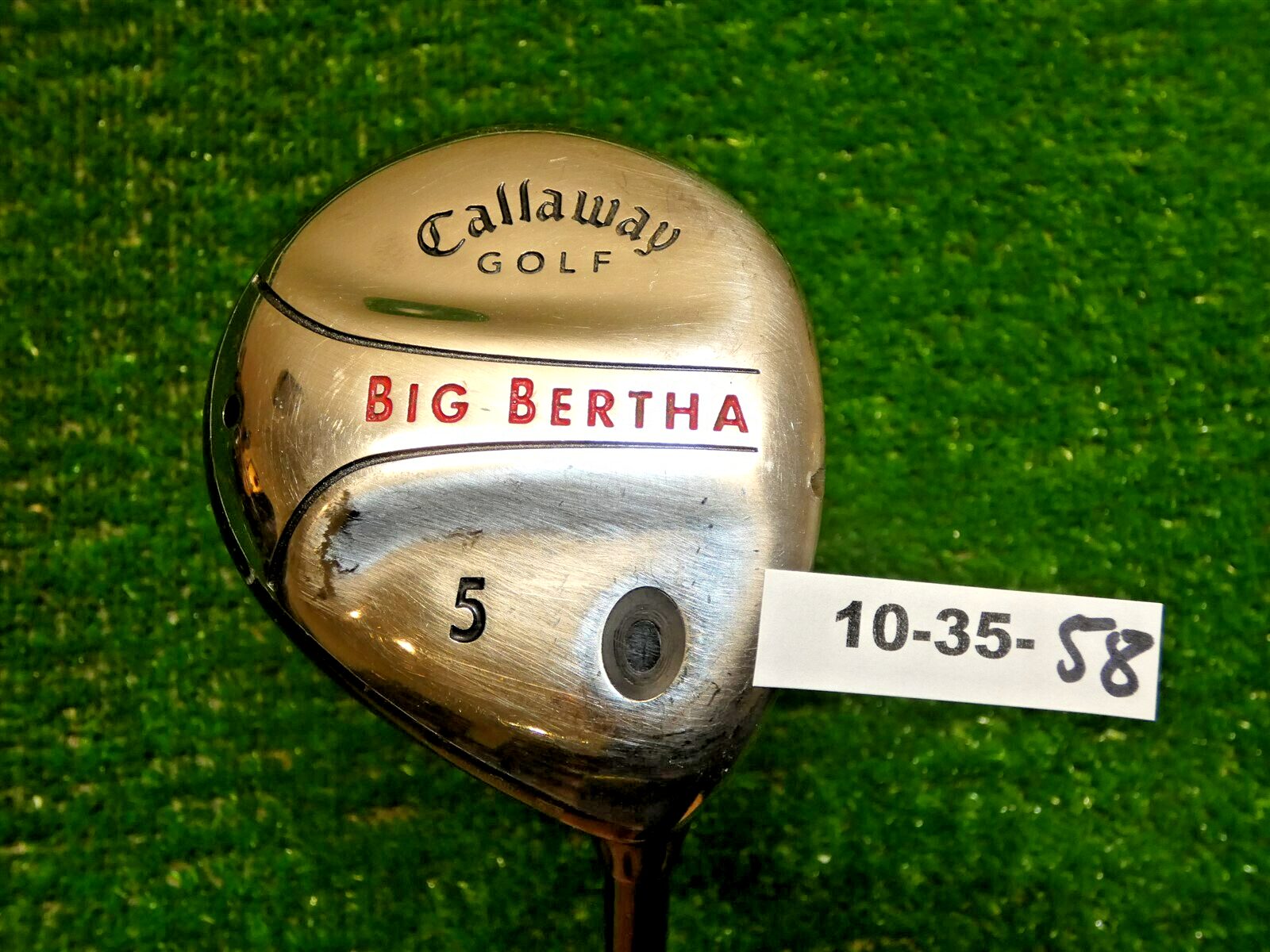 Callaway Big Bertha 19* 5 Wood RCH 75 Stiff Graphite