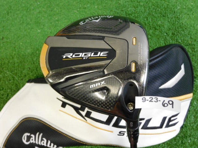 Callaway Rogue ST Max 10.5* Driver Tensei 1K Pro White 50 Regular with HC 44.5″