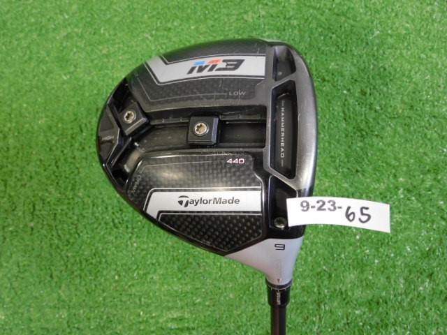 TaylorMade M3 440 9* Driver Even Flow Riptide 60g 6.0 Stiff Graphite