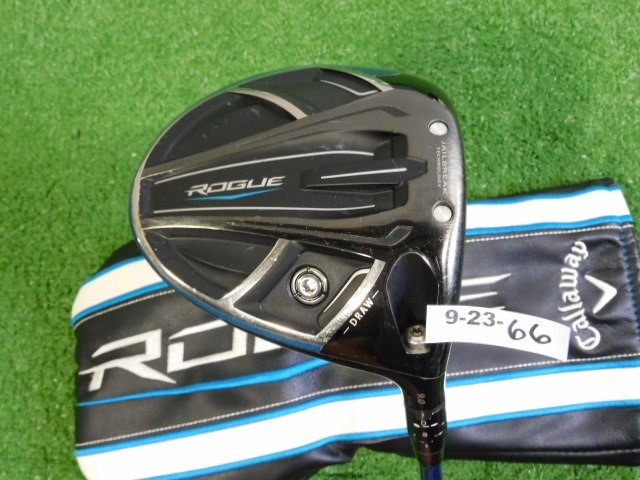 Callaway Rogue Draw 9.0* Driver Even Flow Blue Hand Crafted 65g 6.0 Stiff w HC