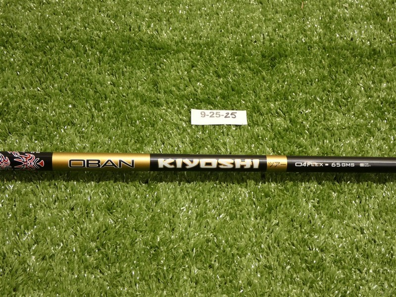 Ping Oban Kiyoshi Black 65g 04 Stiff Driver Shaft 44.25″ Mint