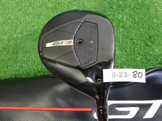 Titleist GT3 15* 3 Wood HZRDUS Black 5G 70g 6.0 Stiff Graphite with Headcover