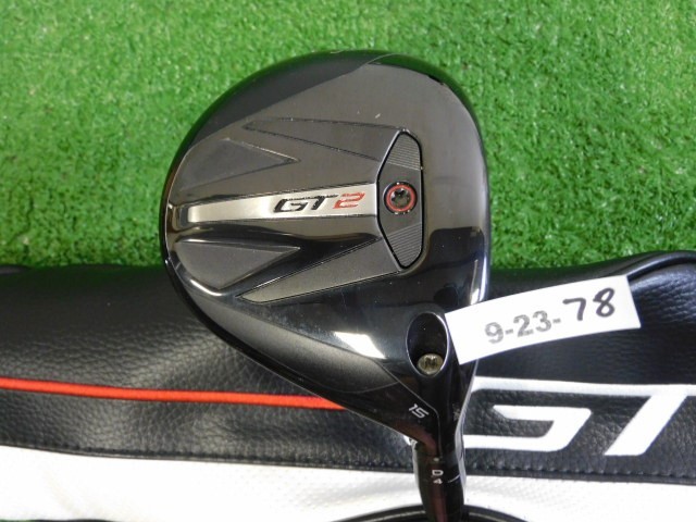 Titleist GT2 15* 3 Wood Tensei 1K Blue 65 Stiff Graphite w Headcover Excellent