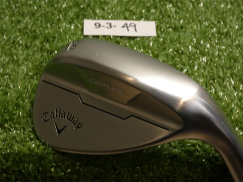 Callaway Opus Brushed Chrome 58* 10* Lob Wedge S Grind DG Mid 115 Steel Mint