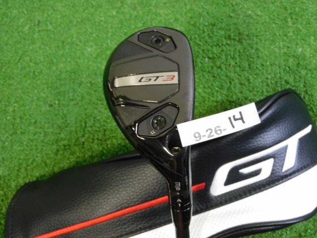 Titleist GT3 19* 3 Hybrid HZRDUS Black 5G 80g 6.0 Stiff Graphite w Headcover