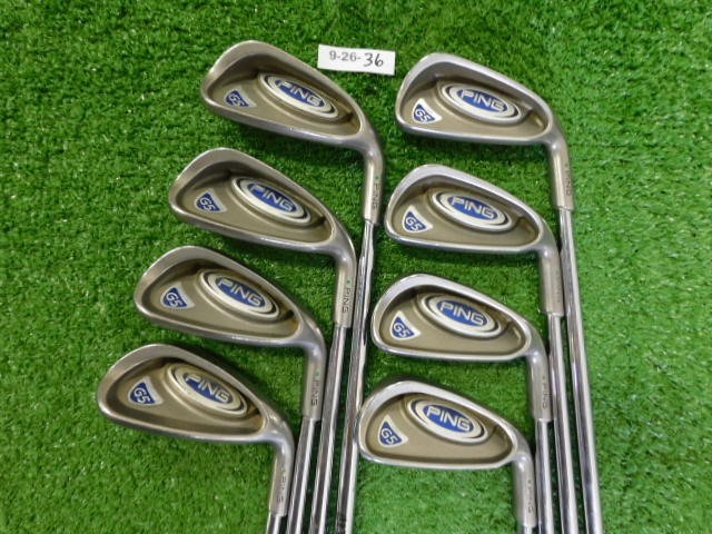 Ping G5 Irons 4-W & S Regular Steel with Midsize Grips Green Dot 2.25* Upright