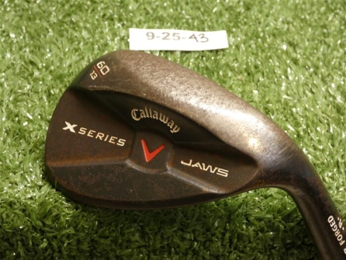 Callaway X Series Jaws MD Raw 60* 13* Lob Wedge Dynamic Gold Steel