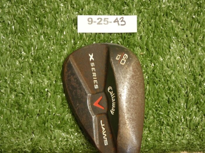 Callaway X Series Jaws MD Raw 60* 13* Lob Wedge Dynamic Gold Steel