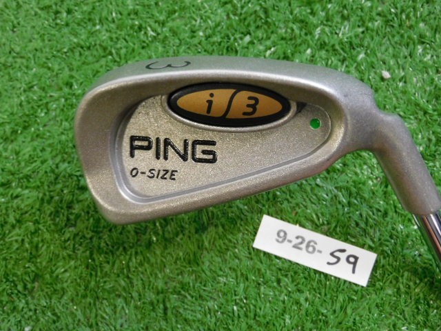 Ping i3 O-Size Oversize 3 Iron JZ Stiff Steel Green Dot 2* Upright Mint