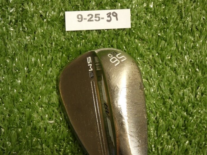 Titleist Vokey SM9 Brushed Steel 56* 12* Sand Wedge D Grind Dynamic Gold Steel