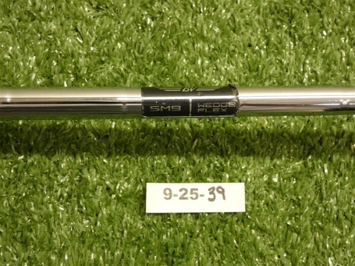 Titleist Vokey SM9 Brushed Steel 56* 12* Sand Wedge D Grind Dynamic Gold Steel