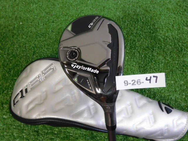 TaylorMade Qi35 Max 23* 4 Hybrid Rescue AirSpeeder 50 Regular with HC Excellent