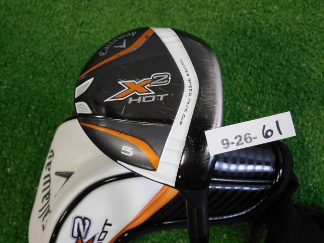 Callaway X2 Hot 19* 5 Wood ACCRA FX100 M3 Regular Graphite w HC & Undersize Grip