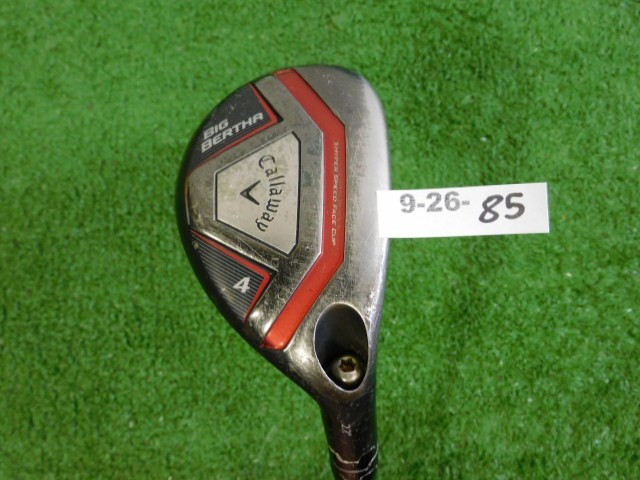 Callaway Big Bertha 22* 4 Hybrid Fubuki AX 350 Regular Graphite w Midsize Grip