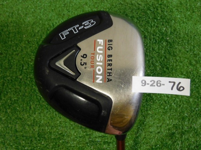 Callaway Fusion FT-3 Tour Draw 9.5* Driver Aldila NVS 65 Stiff Graphite