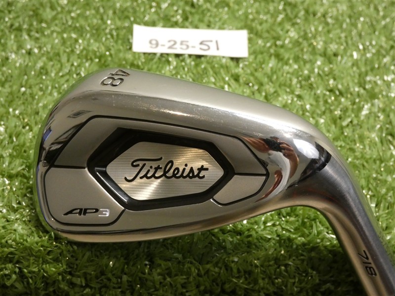 Titleist 718 AP3 48* W Wedge AMT Black S300 Stiff Steel Excellent