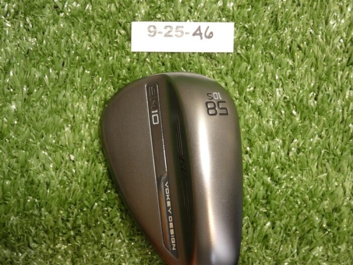 Titleist SM10 Brushed Steel 58* 10* Lob Wedge S Grind AMT Black S300 Steel New