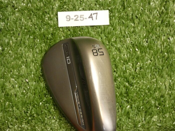 Titleist Vokey SM10 Brushed Steel 58* 10* Lob Wedge S Grind AMT Black S300 Steel