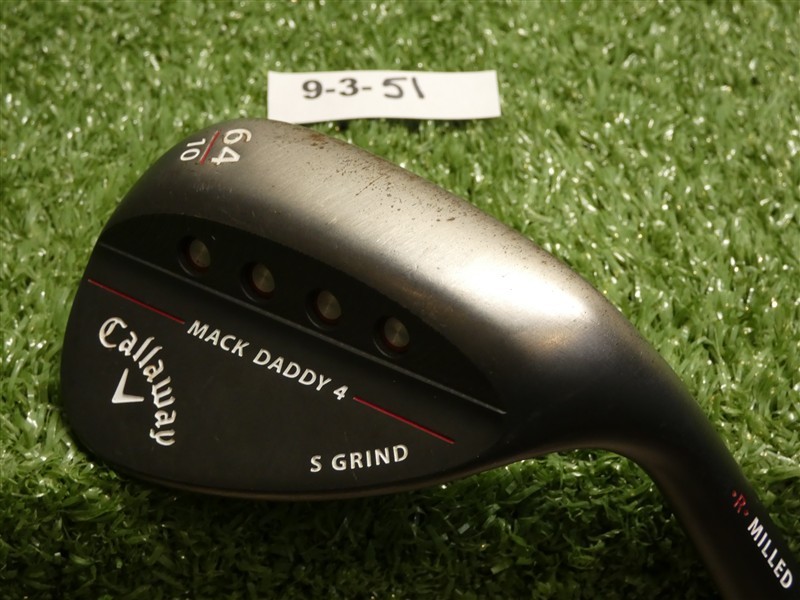 Callaway Mack Daddy 4 MD4 Black 64* 10* Lob Wedge S Grind DG Tour S200 Steel