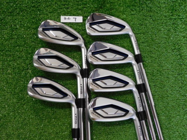 PING G440 Irons 5-W & U AWT 3.0 Regular Steel Black Dot Mint