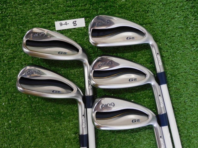 PING G Le3 Womens Irons 7-W & U ULT250 Lite Ladies Graphite Black Dot Excellent