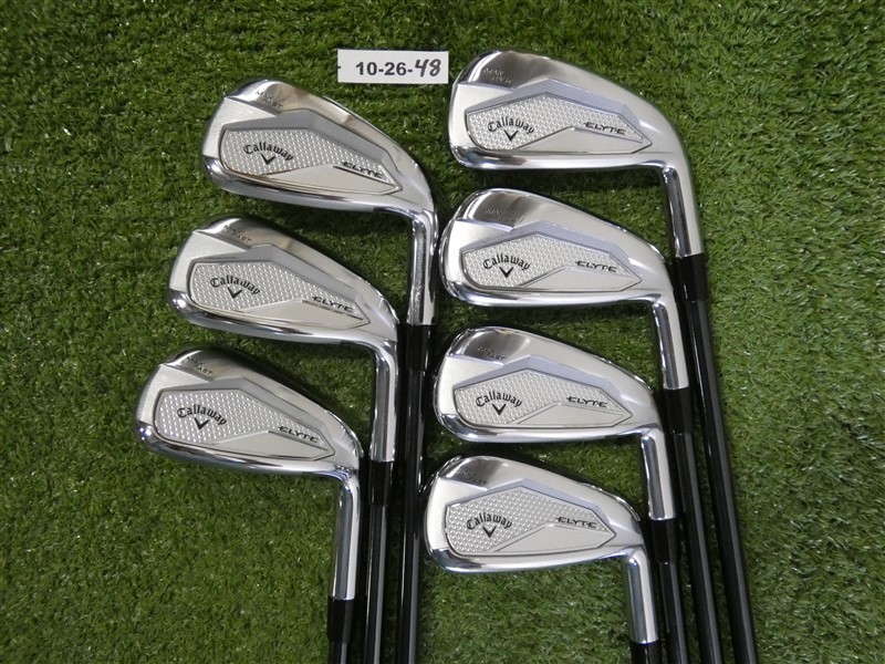 Callaway Elyte Max Fast Irons 5-P & A Recoil Dart ESX 60 F2 Senior Graphite Mint
