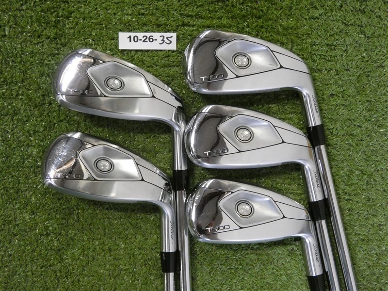 Titleist T400 Japan Model Irons 7-P & 43* W NS Pro 880 AMC Stiff Steel Excellent