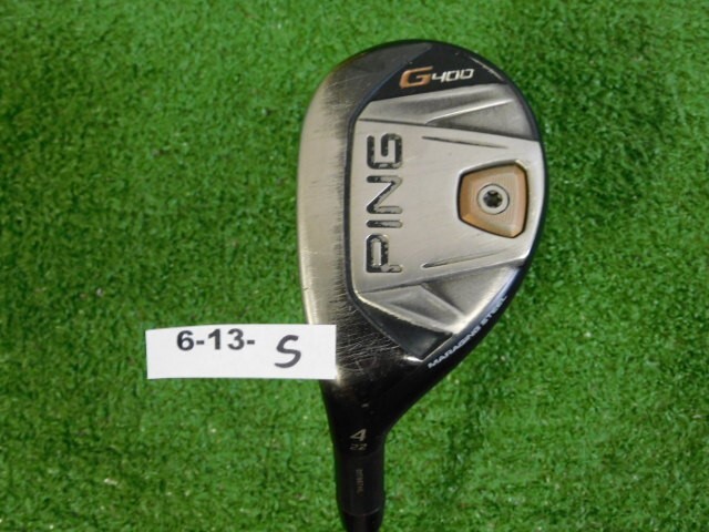 PING G400 22* Left Hand 4 Hybrid Rescue Alta CB 70 Regular w Midsize Grip 39.5″