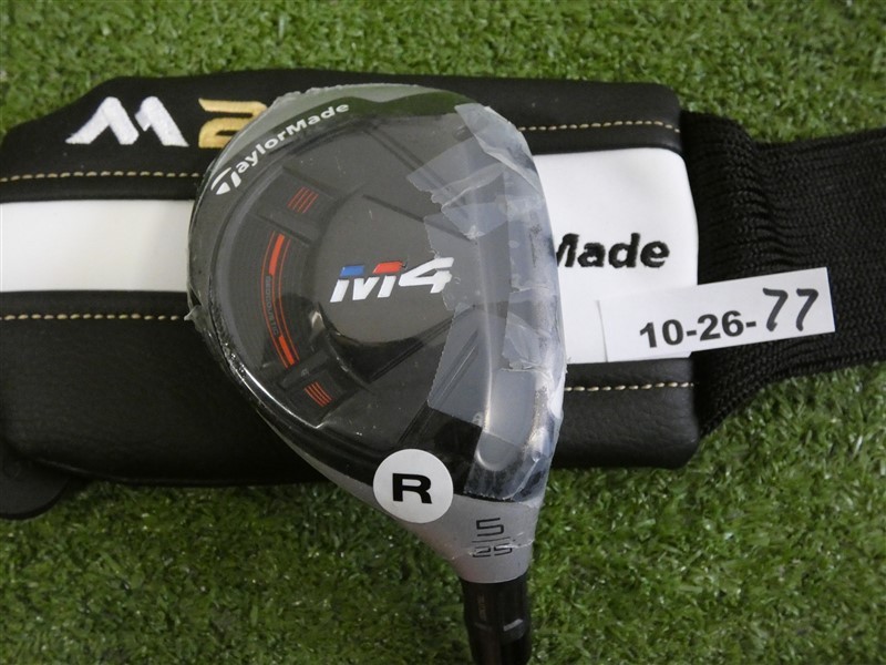 TaylorMade M4 25* 5 Hybrid Rescue Atmos 6R Regular Graphite w M2 Headcover New