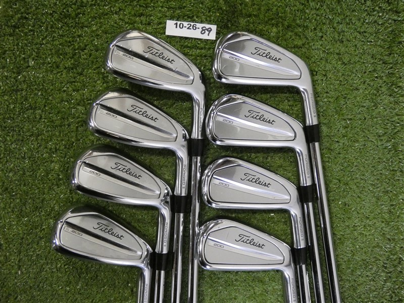 Titleist 2023 T200 Forged Irons 4-P & 48* W Project X LZ 120 6.0 Stiff Steel Mid