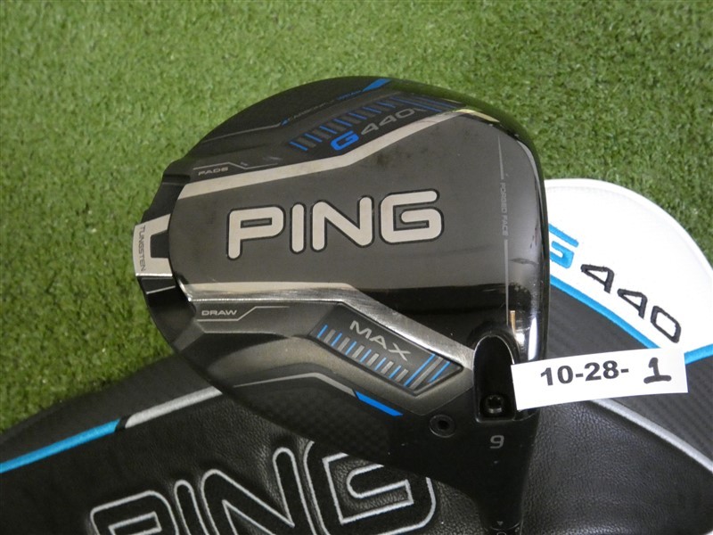 PING G440 Max 9* Driver Alta CB 50 Regular Graphite with Headcover Excellent