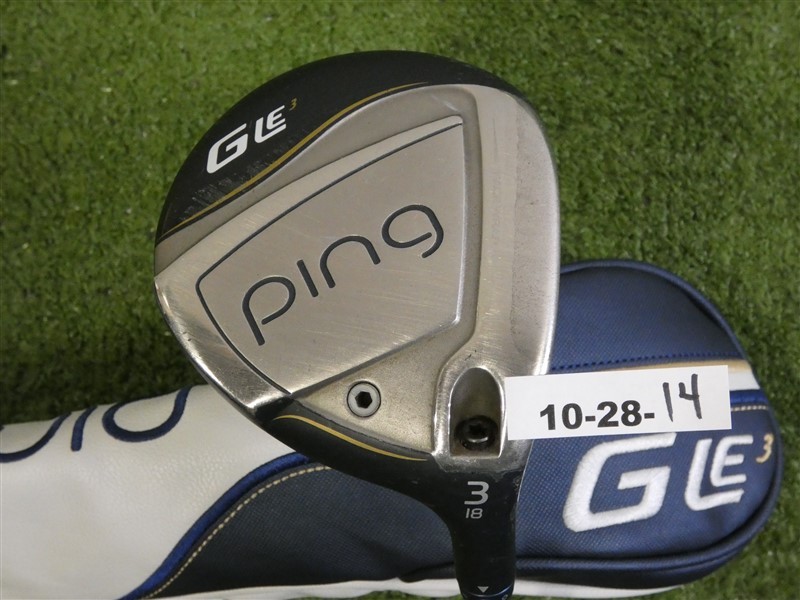 PING G Le3 18* Womens 3 Wood ULT250 Lite Ladies Graphite with Headcover