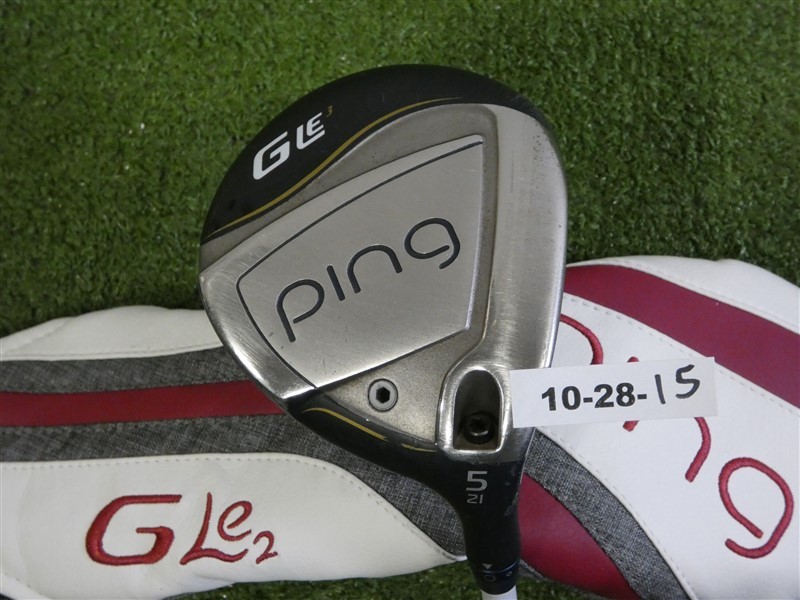 PING G Le3 21* Womens 5 Wood ULT250 Lite Ladies Graphite with G Le2 Headcover