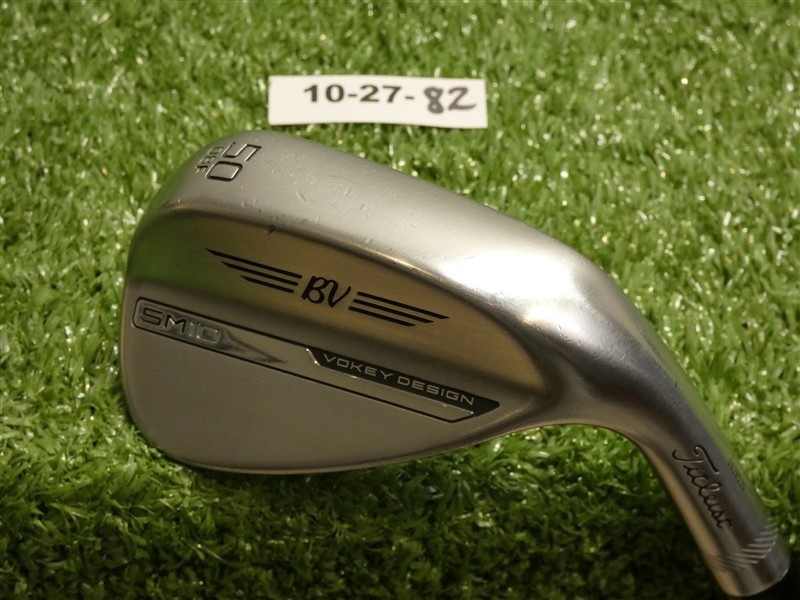 Titleist Vokey SM10 Tour Chrome 50* 08* Gap Wedge F Grind Dynamic Gold Steel