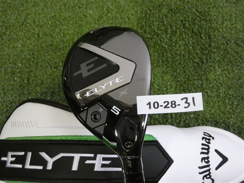 Callaway Elyte X 25* 5 Hybrid Denali Charcoal 60 5.5 Regular with HC Mid Mint
