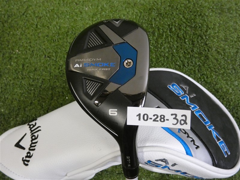 Callaway Paradym Ai Smoke Max Fast 27* Womens 6 Hybrid Eldio 40 Ladies with HC