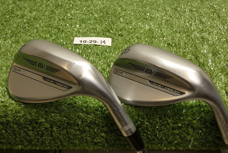 Titleist Vokey SM10 Tour Chrome 56/60* 08* Sand/Lob Wedge Set Dynamic Gold Steel