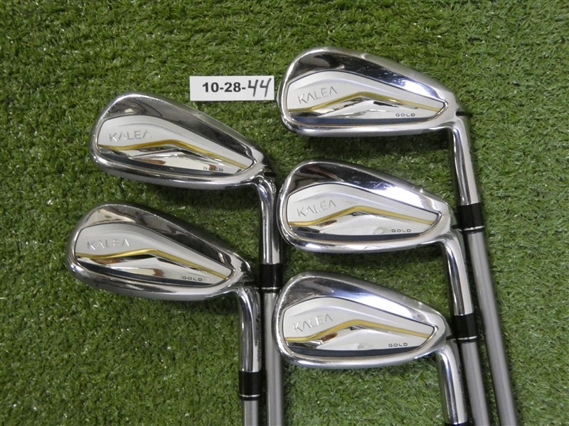 TaylorMade Kalea Gold Womens RH Blue/White Ladies Complete Golf Set w Cart Bag TaylorMade Kalea Gold Womens RH Blue/White Ladies Complete Golf Set w Cart Bag