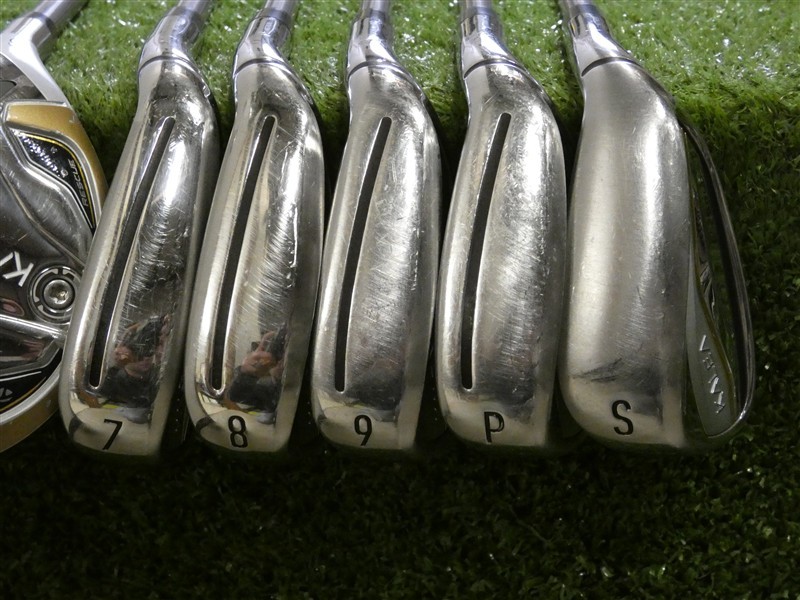 TaylorMade Kalea Gold Womens RH Blue/White Ladies Complete Golf Set w Cart Bag TaylorMade Kalea Gold Womens RH Blue/White Ladies Complete Golf Set w Cart Bag