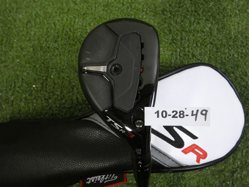 Titleist TSR3 19* 3 Hybrid HZRDUS Black 4G 80g 6.0 Stiff Graphite w HC Excellent