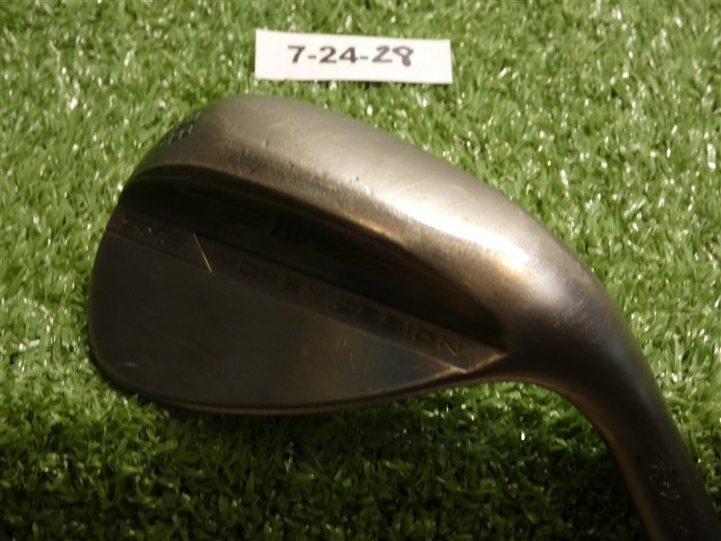 Titleist Vokey SM8 Jet Black 58* 8* Lob Wedge M Grind DG S200 Steel Midsize -.5″