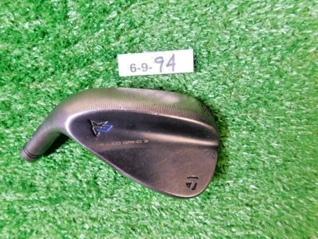 TaylorMade Milled Grind 3 Black 56*/12* SB Grind Wedge Left- Handed Head Only