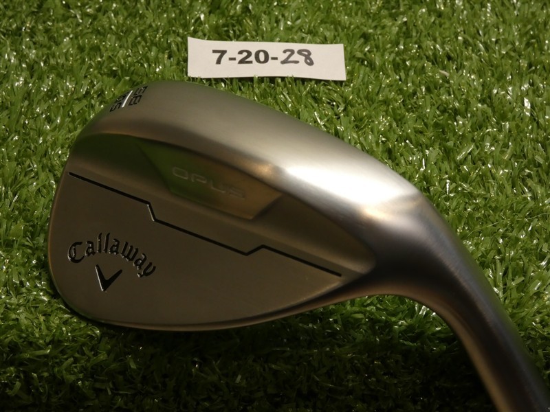 Callaway Opus Brushed Chrome 58* 10* Lob Wedge S Grind Recoil 65g Graphite Mint