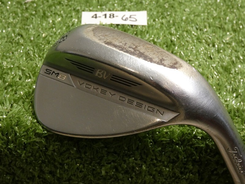 Titleist Vokey SM8 Tour Chrome 58* 08* Lob Wedge M Grind Dynamic Gold Steel