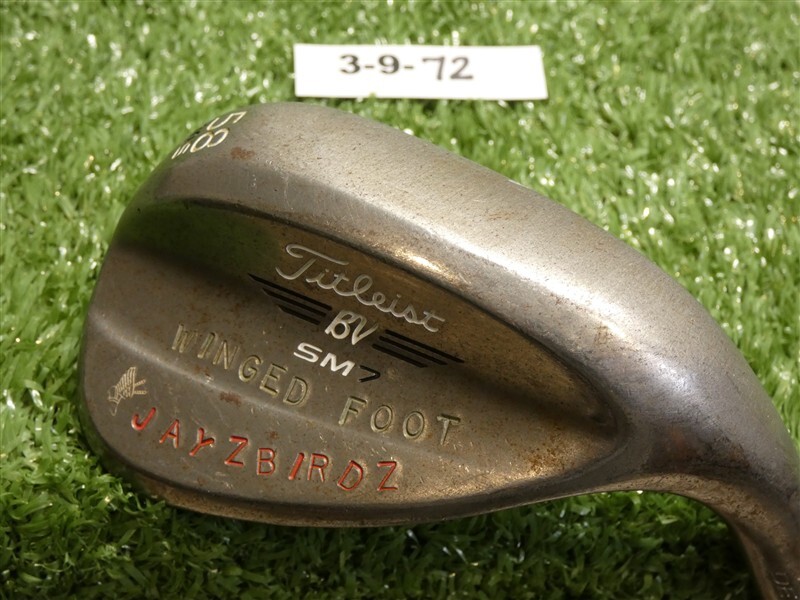 Titleist Vokey SM7 WedgeWorks Raw 58* 10* Lob Wedge S Grind Dynamic Gold Steel